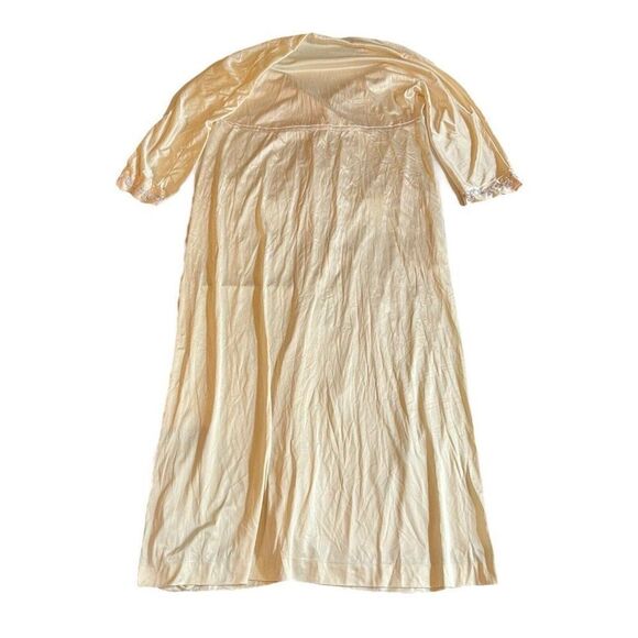 Vintage JC Penney Embroidered Floral Button Down Robe Misses Women Size M W - Picture 8 of 8